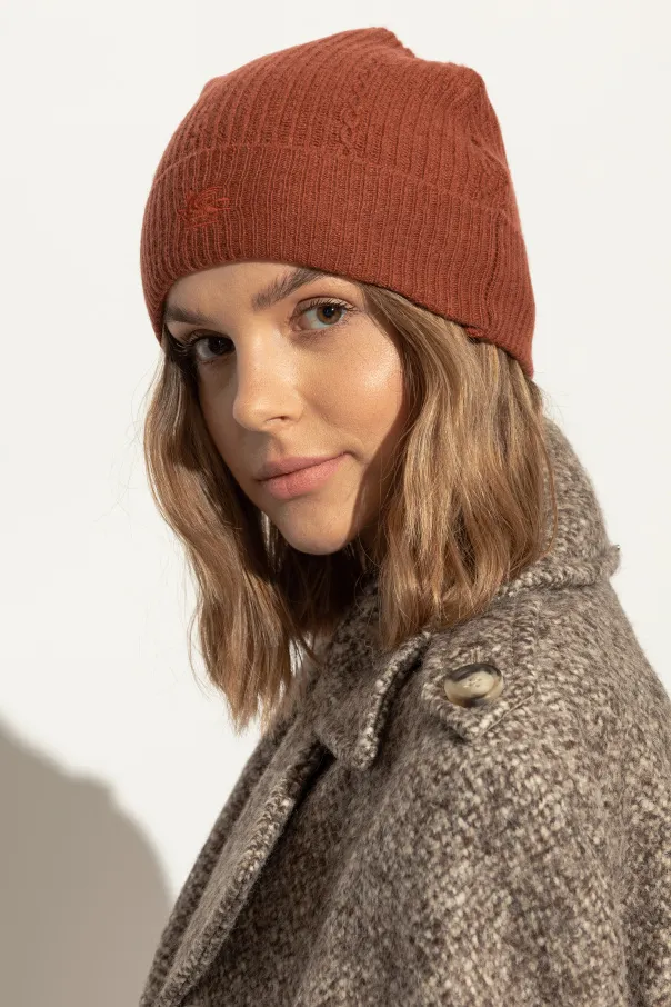 Logo Embroidered Knitted Beanie