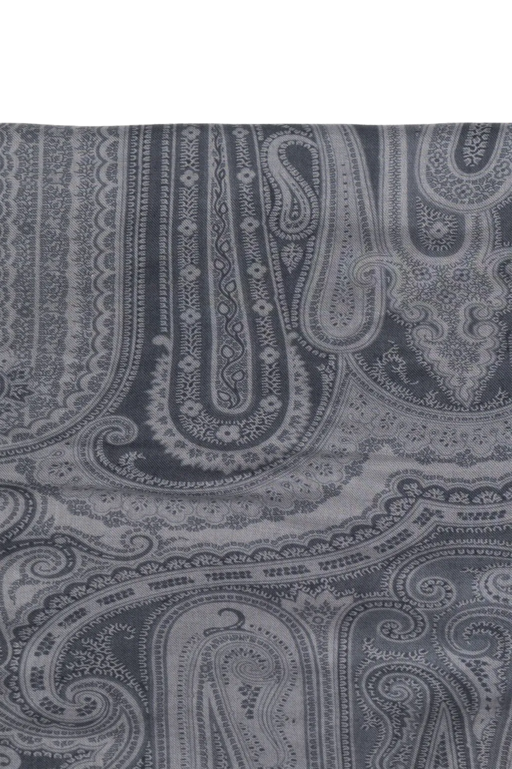 Paisley Printed Fringed Scarf
