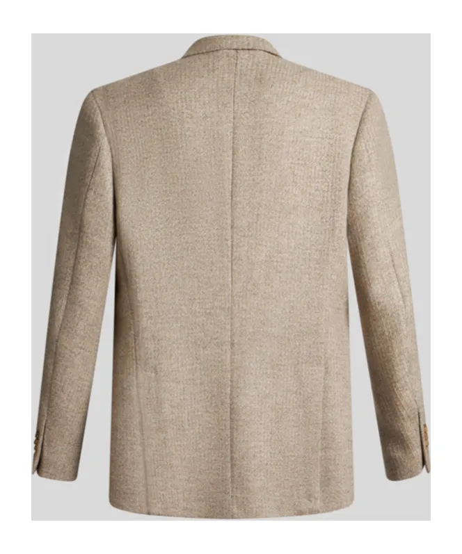 Double-Breasted Blazer With Pegaso Buttons
