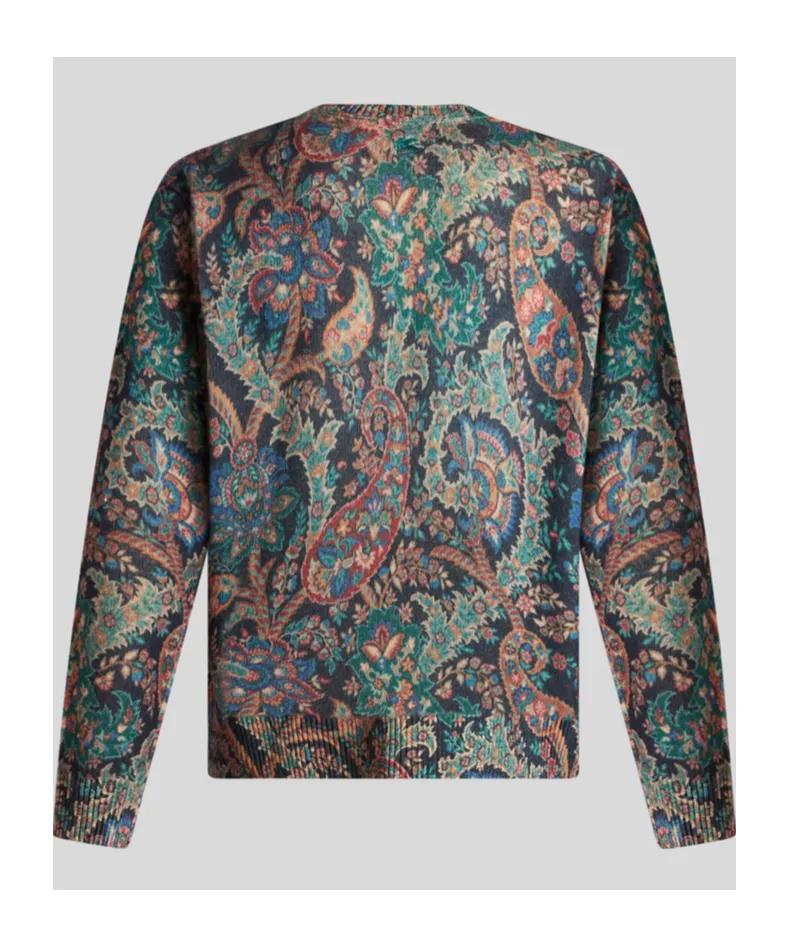 Floral Paisley Print Jumper