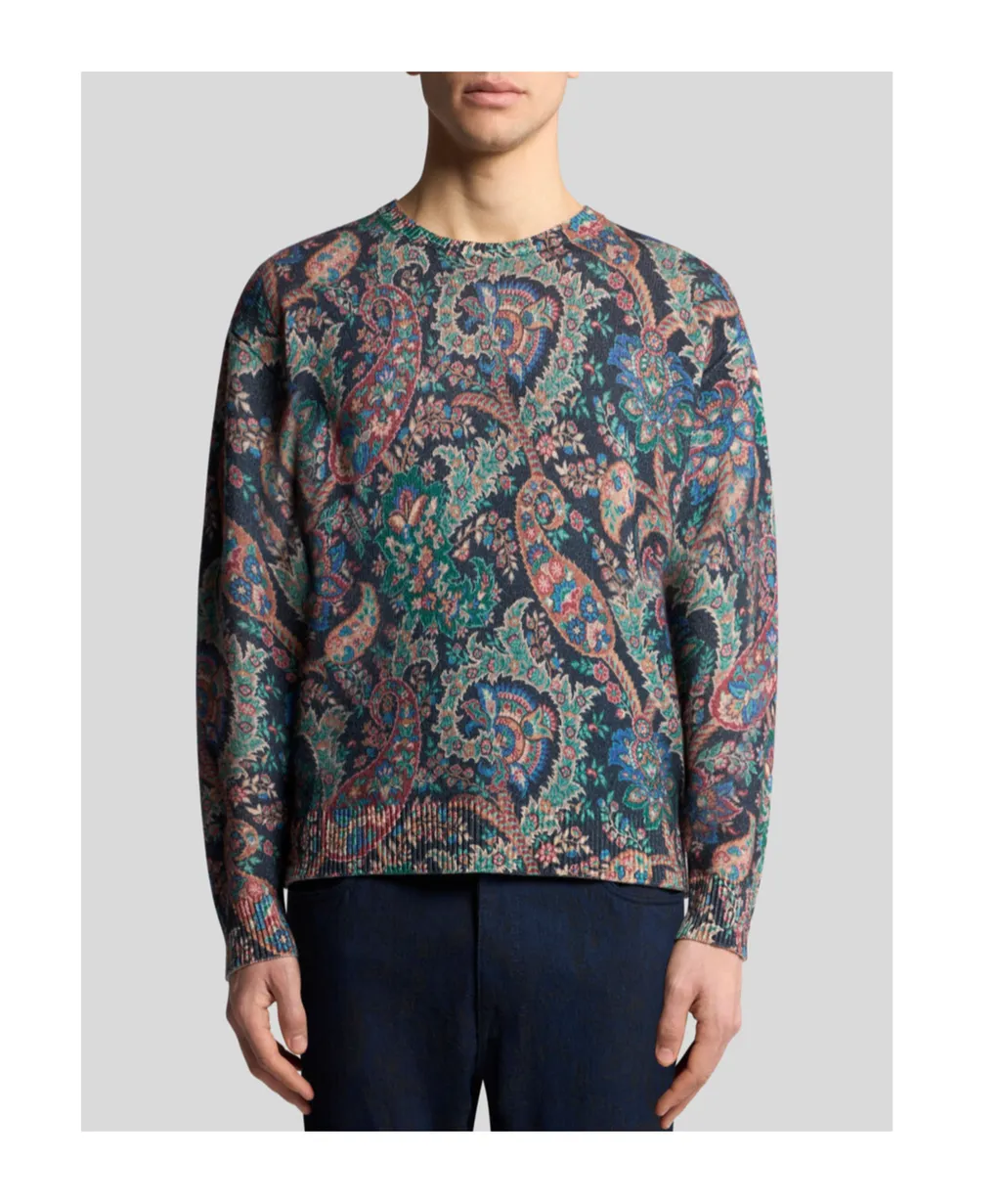 Floral Paisley Print Jumper
