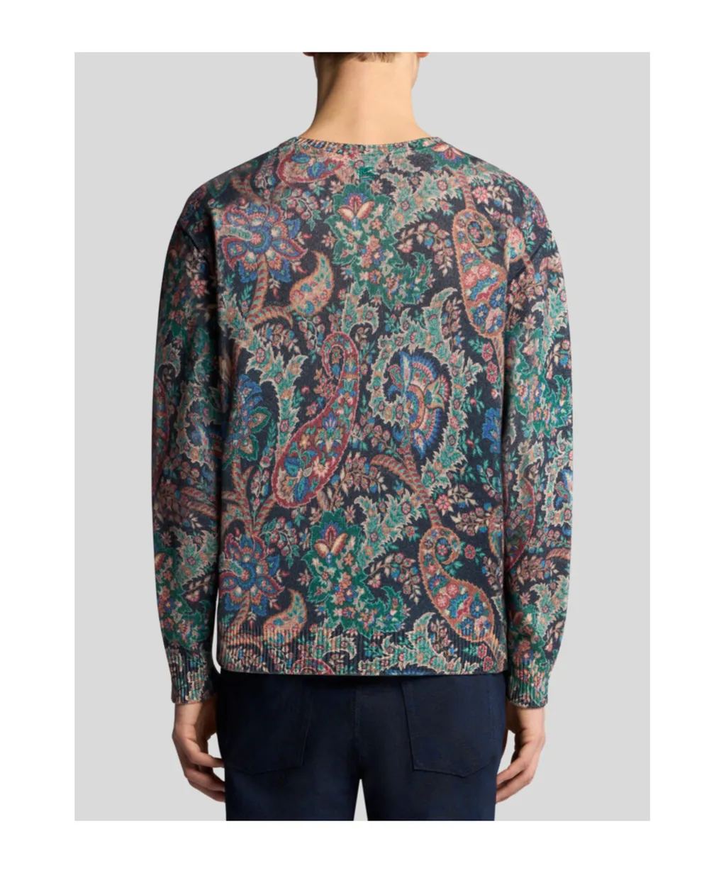 Floral Paisley Print Jumper