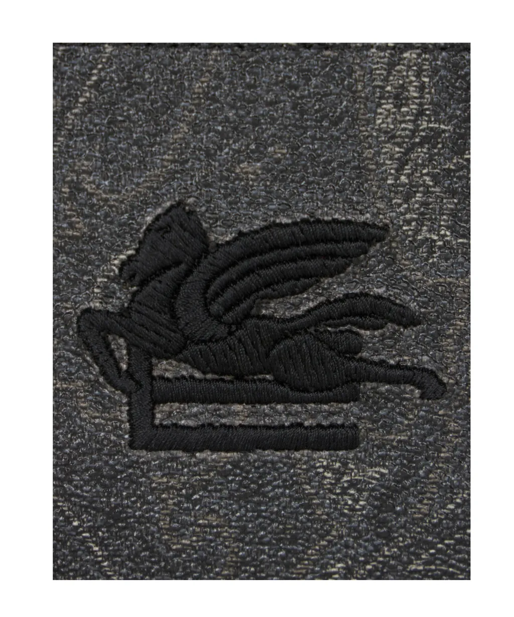 Paisley Logo Embossed Wallet