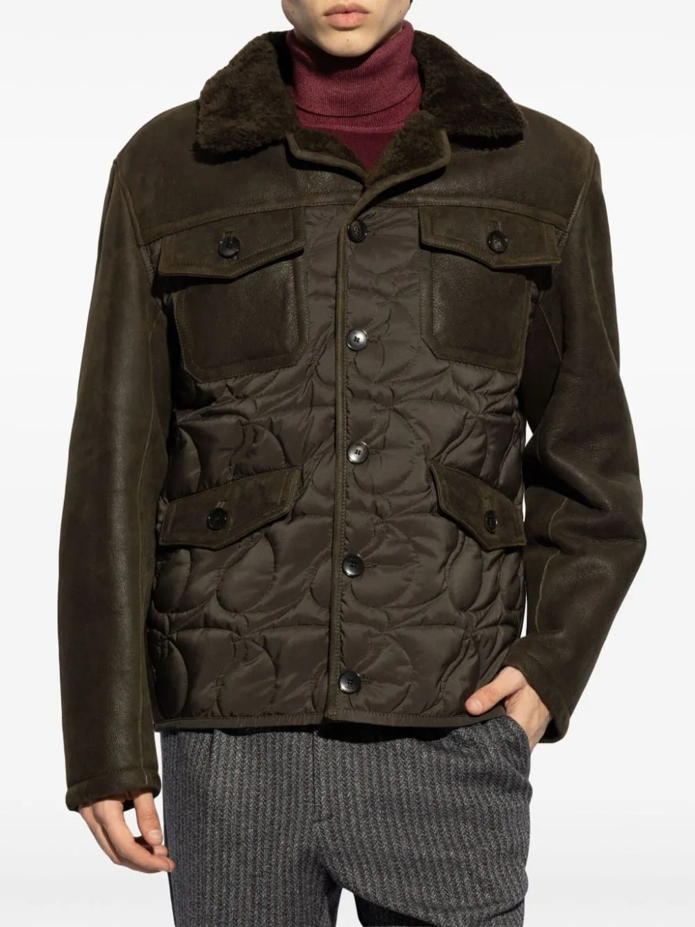 Quilted Leather Jacket