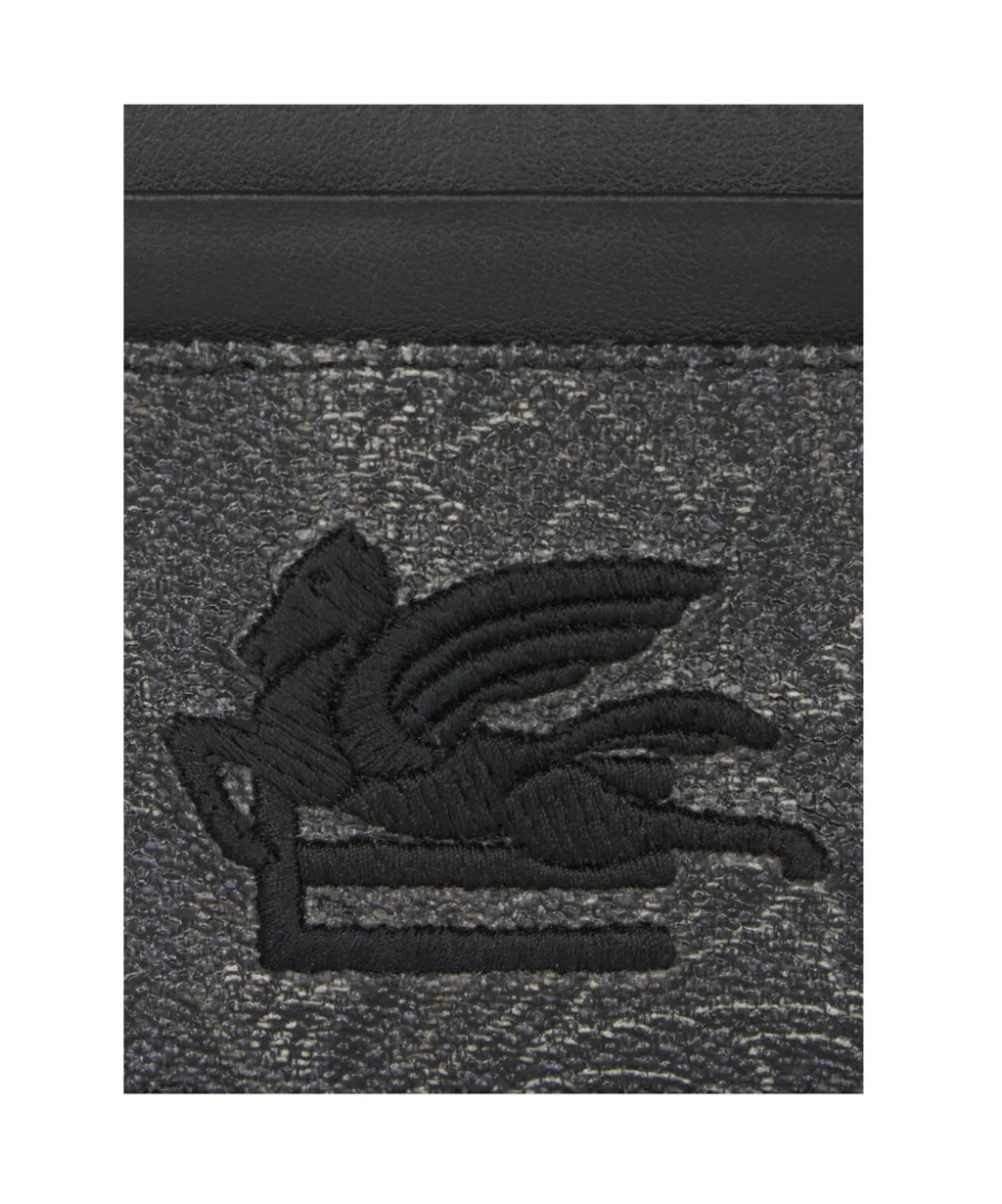 Pegaso Embroidered Card Holder