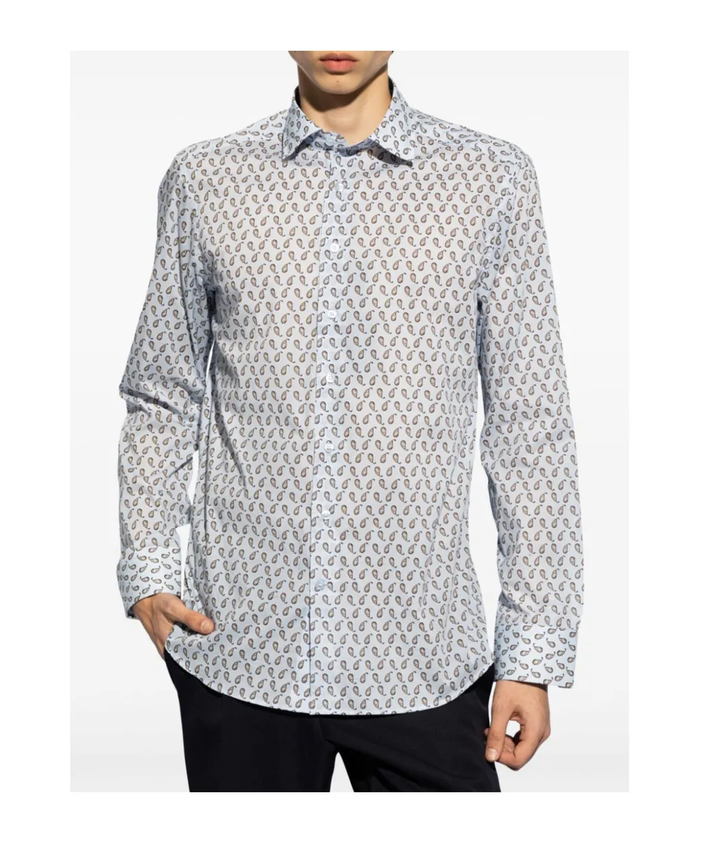 Graphic Printed Long-Sleeved Shirt