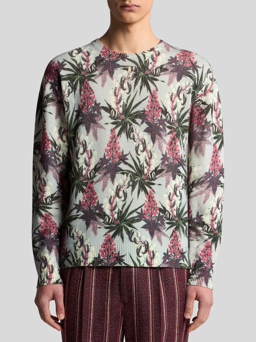 Printed Wool Sweater