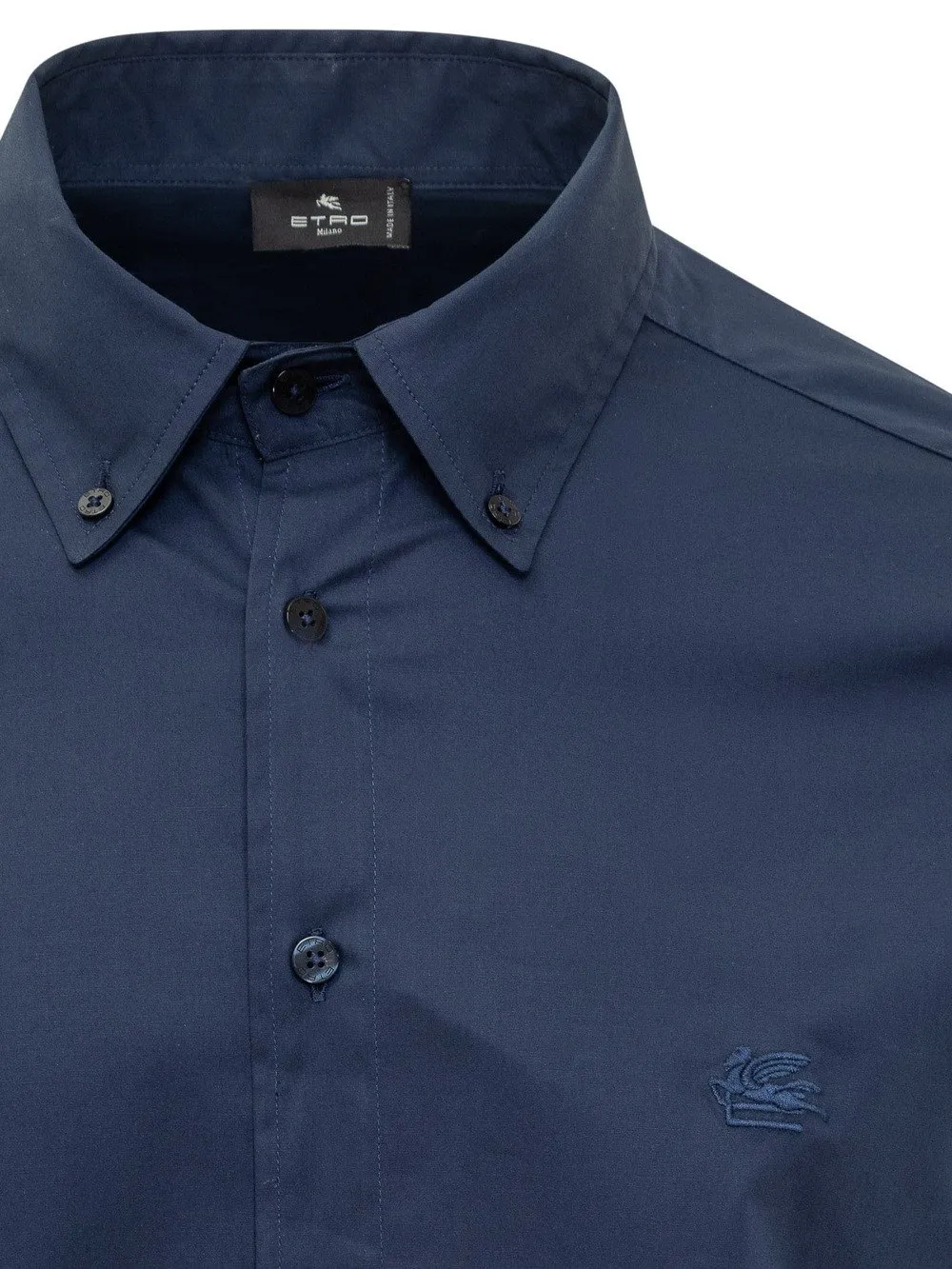Pegaso Embroidered Long-Sleeved Shirt