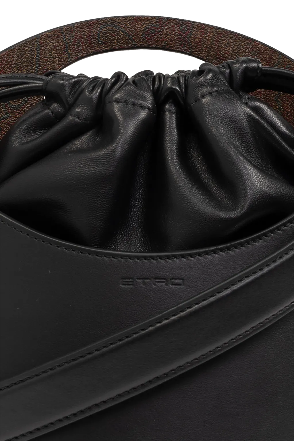 Saturno Medium Drawstring Bucket Bag