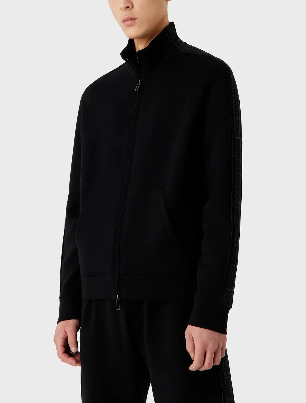 Logo-Print Zip-Fastening Sweatshirt