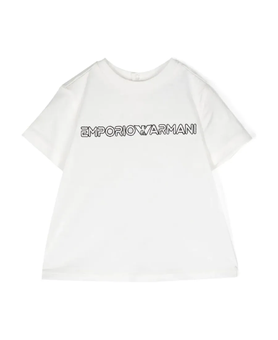 Logo Embroidered Crewneck T-Shirt