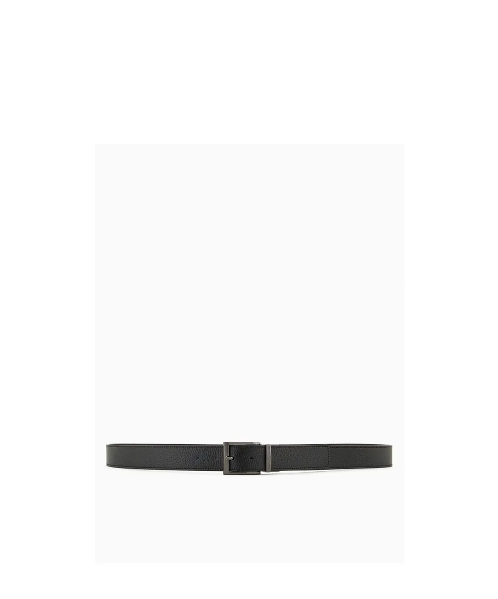 Reversible Logo Engraved Buckle Belt