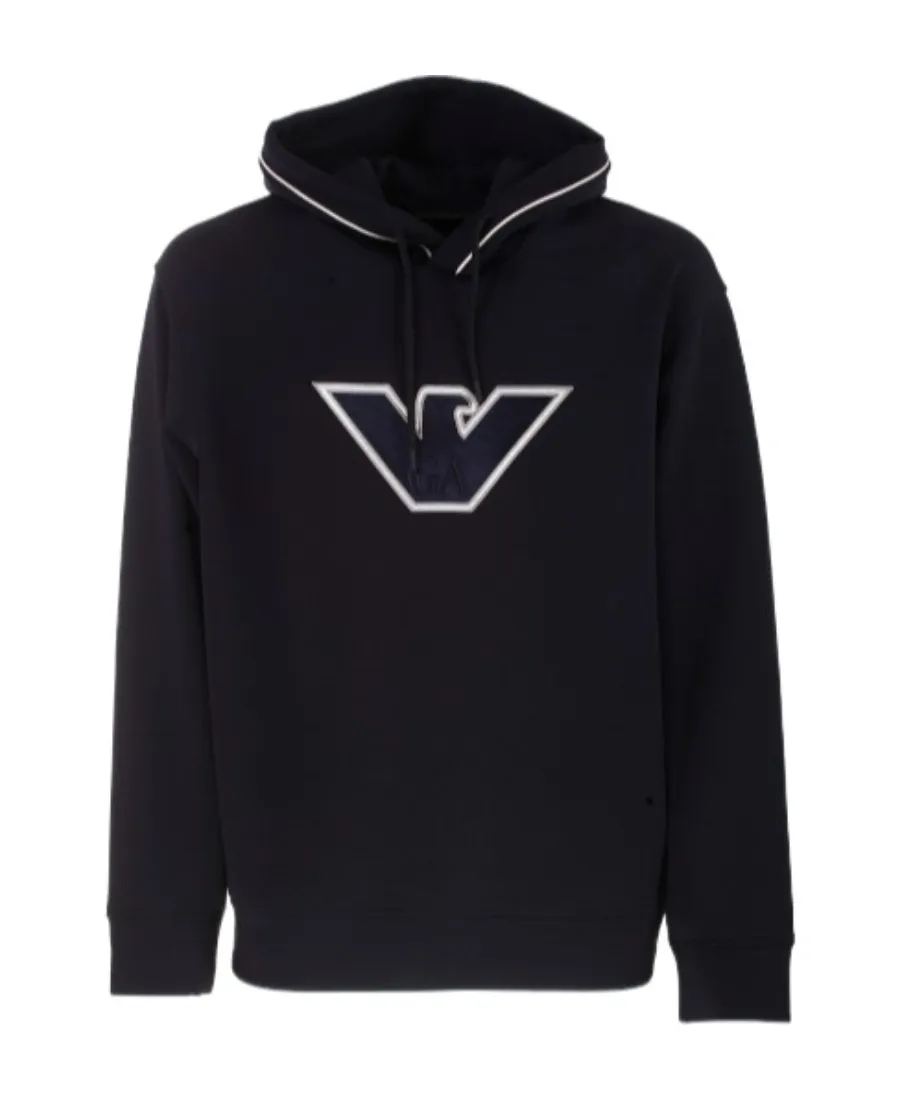 Logo-Embroidered Stretch-Cotton Hoodie