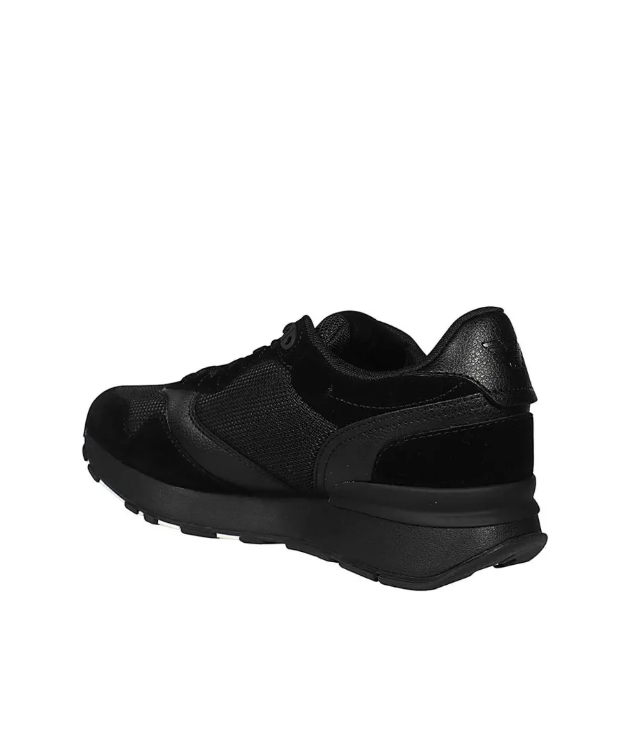 Logo Embroidered Mesh Panelled Sneakers