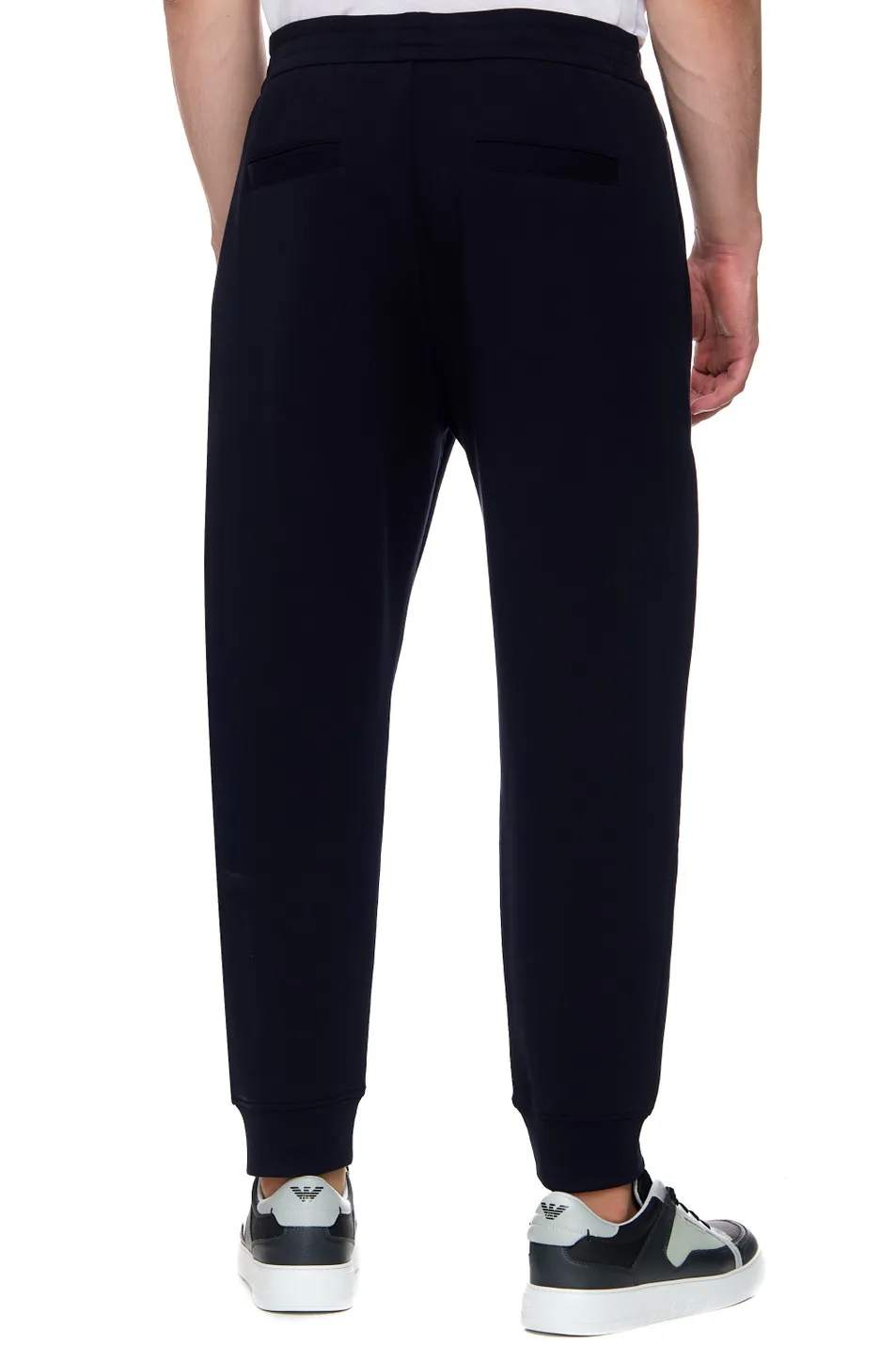 Logo-Embroidered Tapered Leg Pants