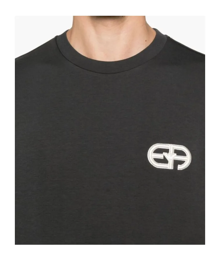 Logo Patch Crewneck Sweatshirt
