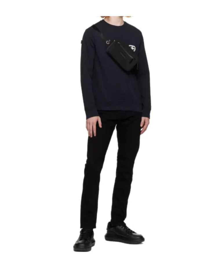 Logo Patch Crewneck Sweatshirt