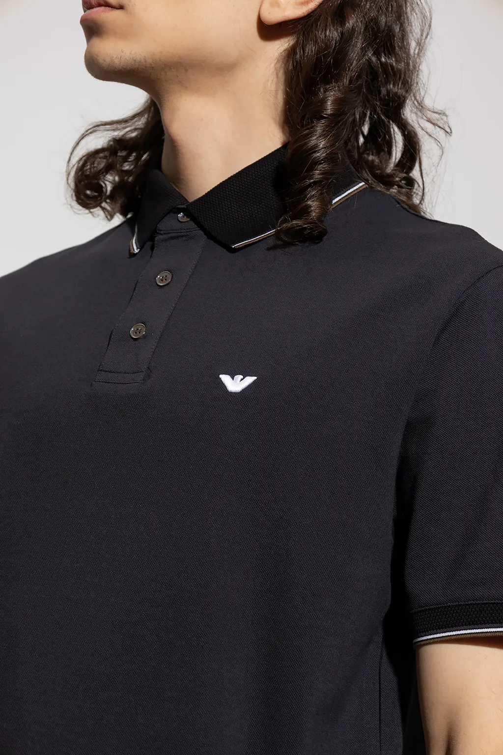 Embroidered-Logo Polo Shirt