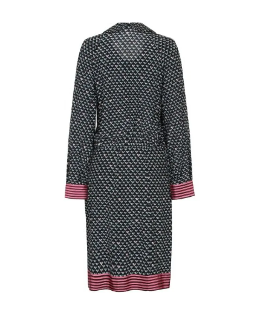 Doll-Neck Shirt Dress