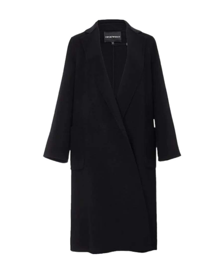 Logo Cashmere Coat