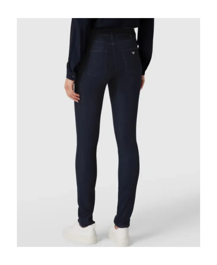 High-Waisted Slim-Cut Trousers