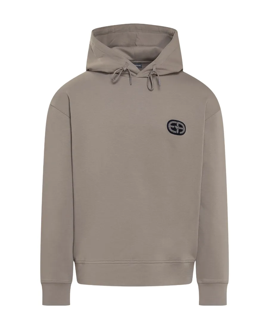 Logo-Patch Pullover Hoodie
