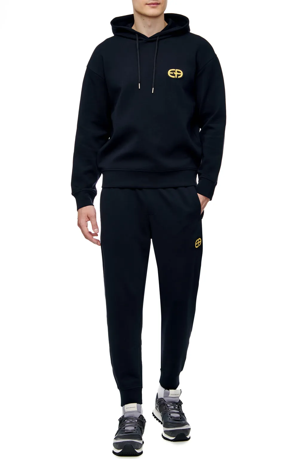 Logo-Print Long-Sleeve Hoodie