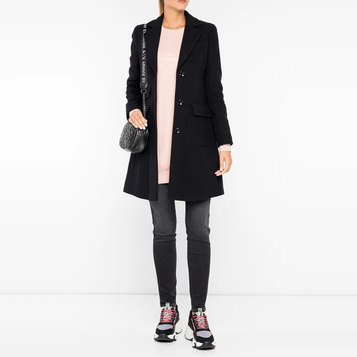 Wool Lapel Coat