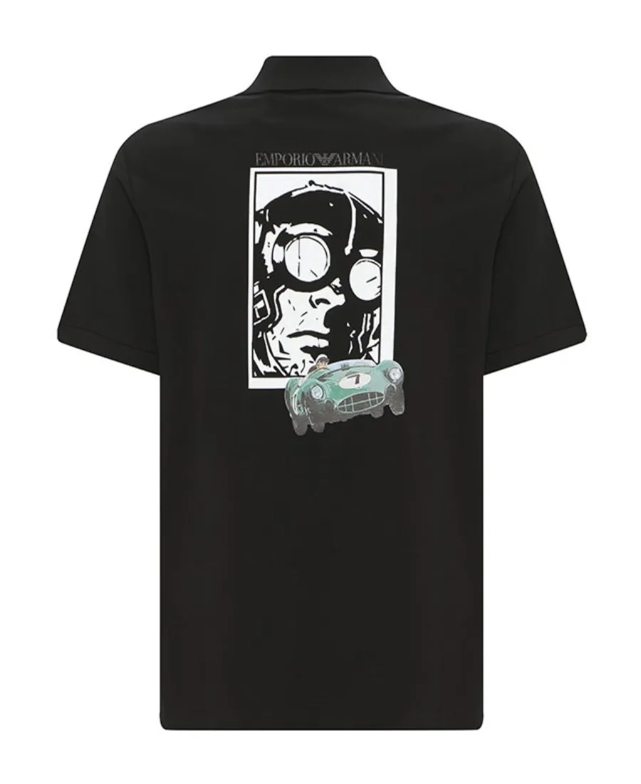 Logo-Print Cotton Polo Shirt