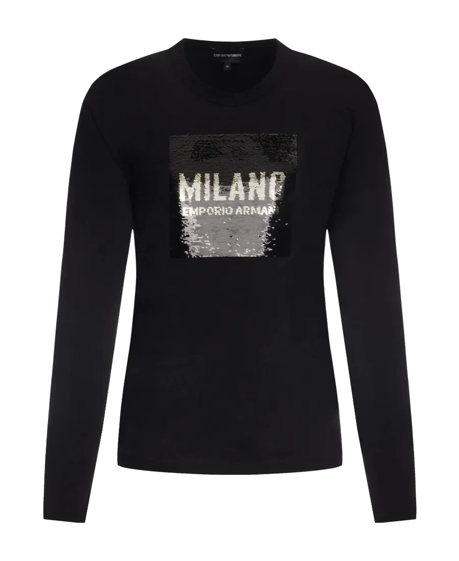 Long-Sleeved Round-Neck T-Shirt