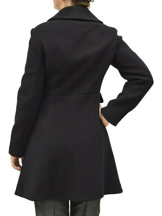 Black Double-Breasted Coat