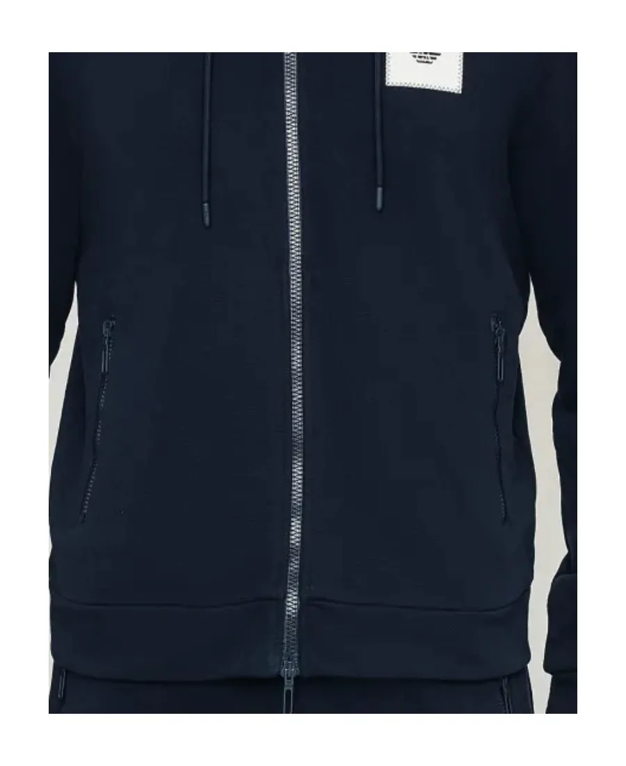 Logo Hooded Sports Coat