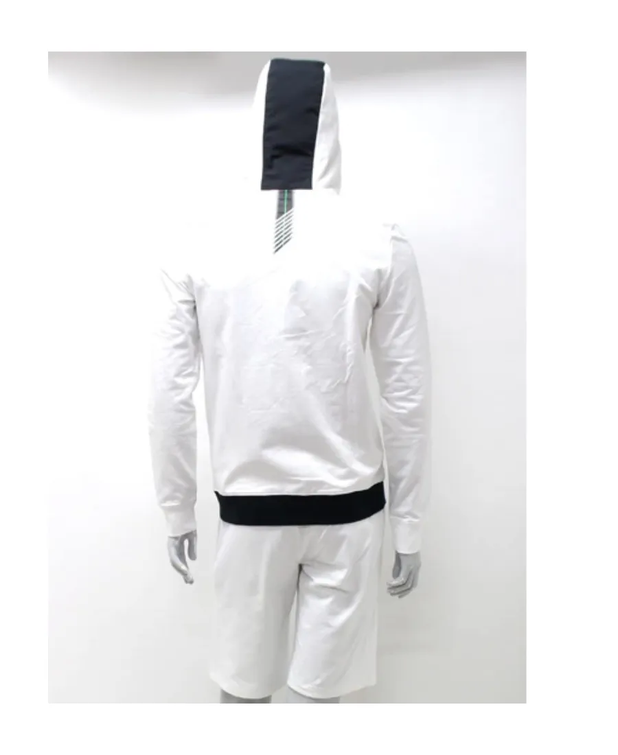Logo Hooded Zipper Sweater