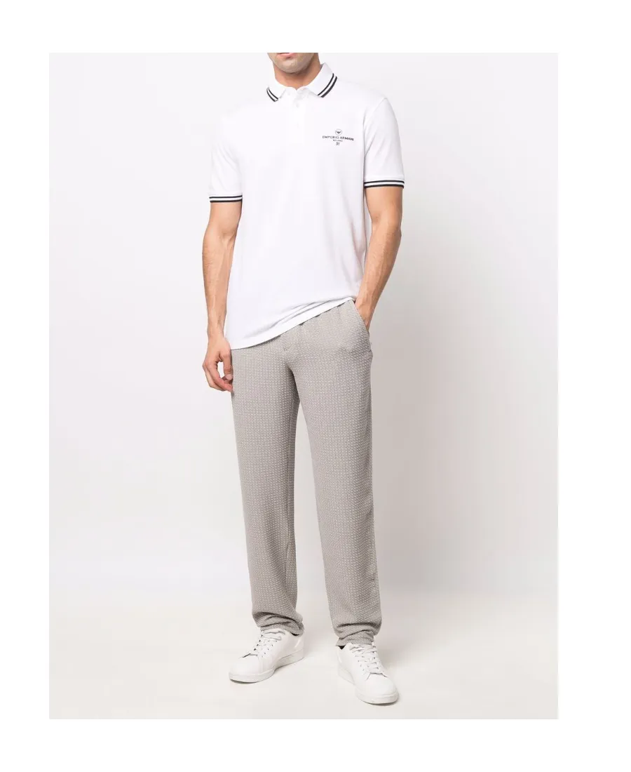 Logo-Print Short-Sleeved Polo Shirt