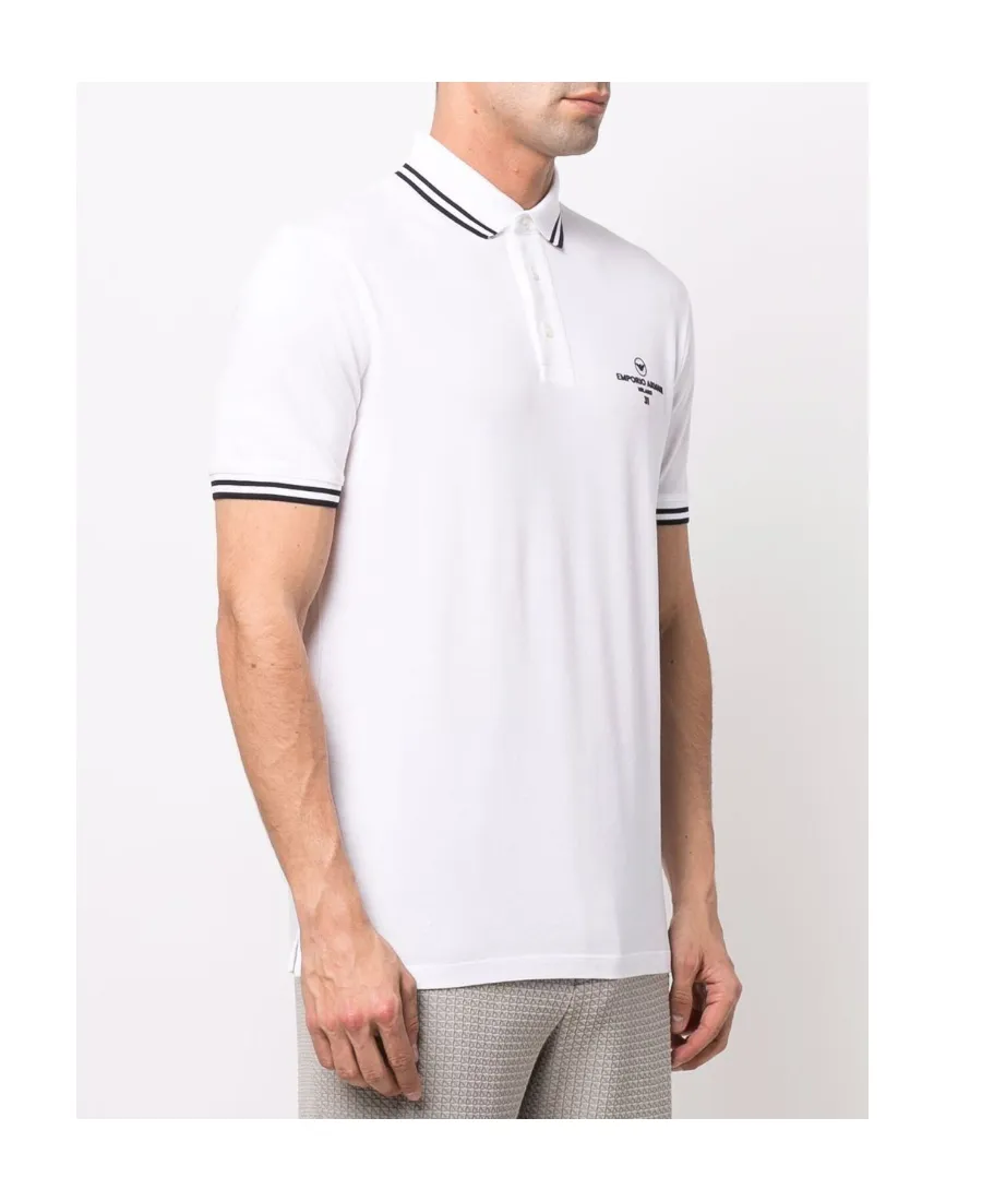 Logo-Print Short-Sleeved Polo Shirt