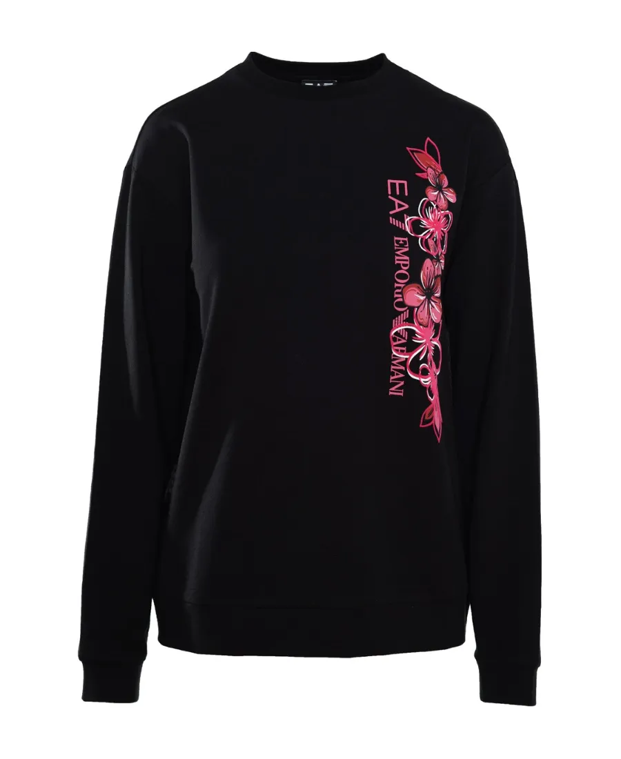 Floral-Print Cotton Sweatshirt