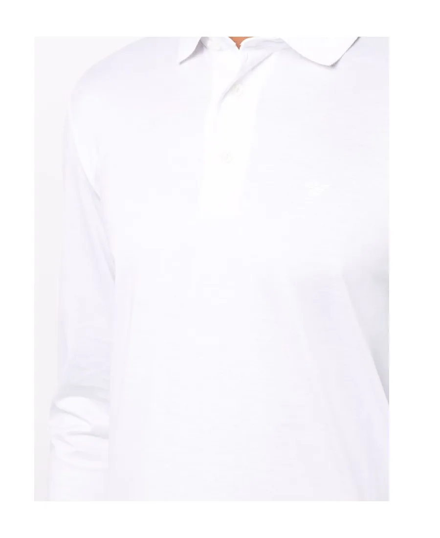 Logo Detailed Long-Sleeved Polo Shirt