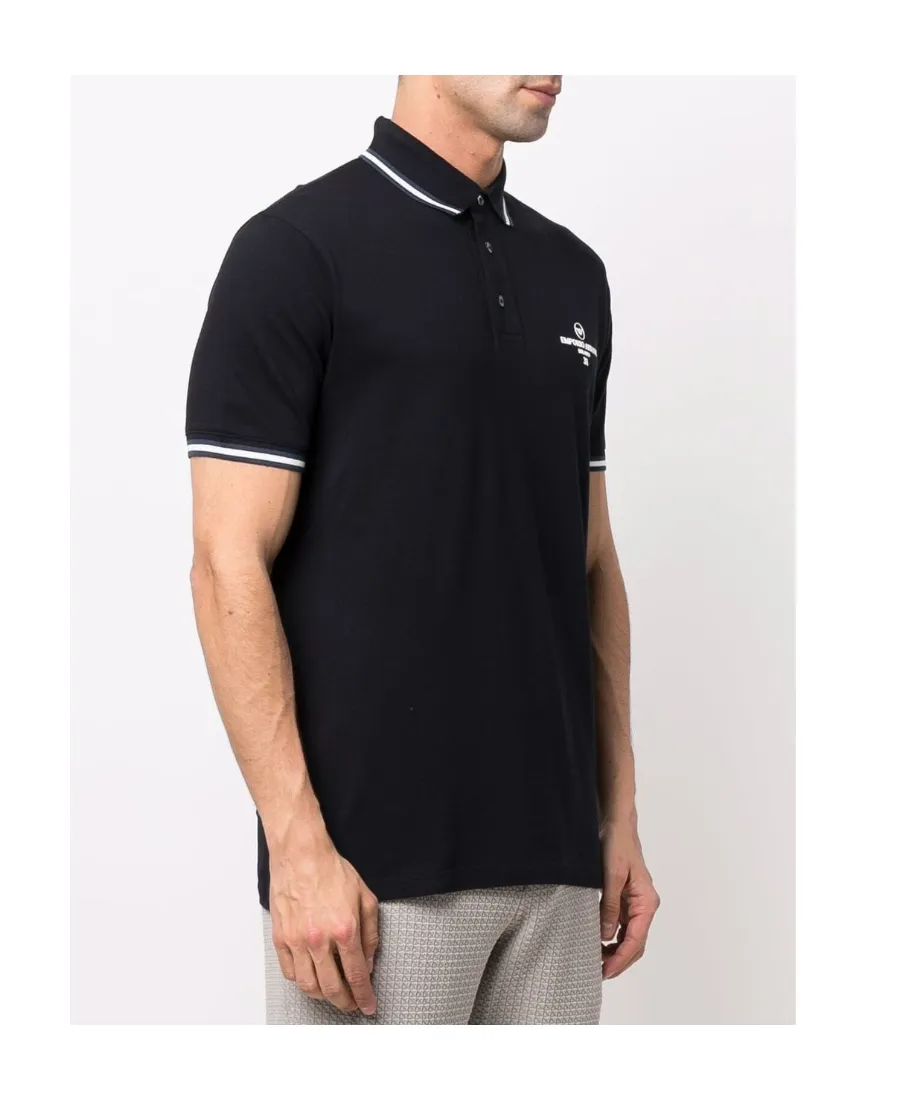 Logo-Print Short-Sleeved Polo Shirt