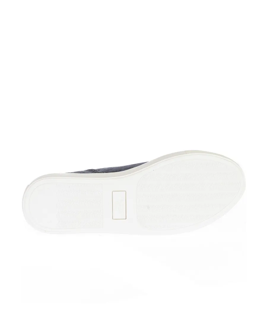 Round-Head Flat High-Top Shoes