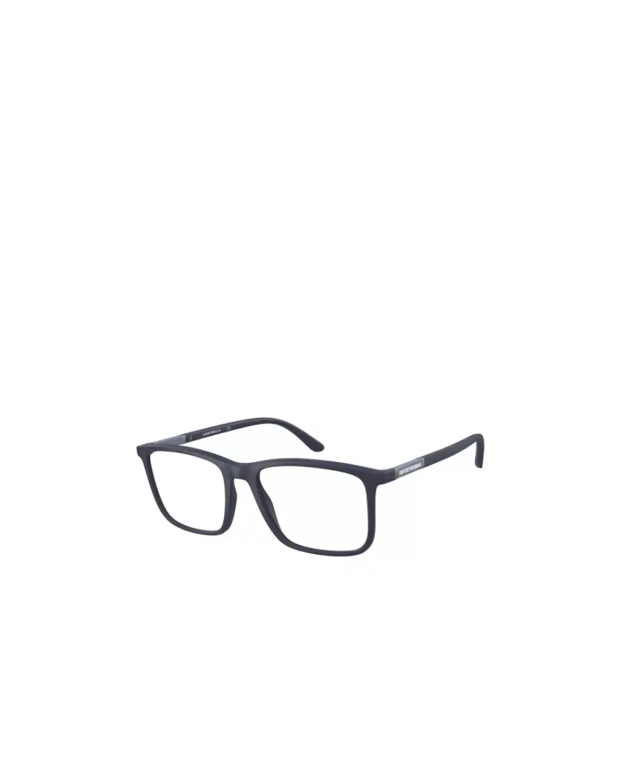 Matte-Effect Rectangle-Frame Glasses