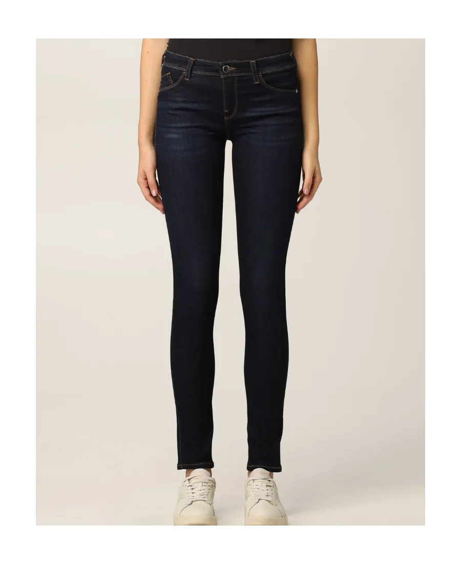 Logo Plaque Skinny Jeans