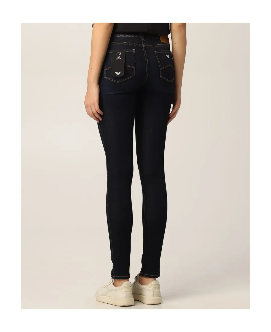Logo Plaque Skinny Jeans
