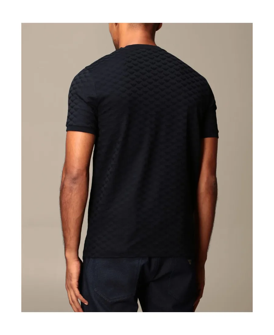 Logo-Embossed Crewneck Knitted T-Shirt