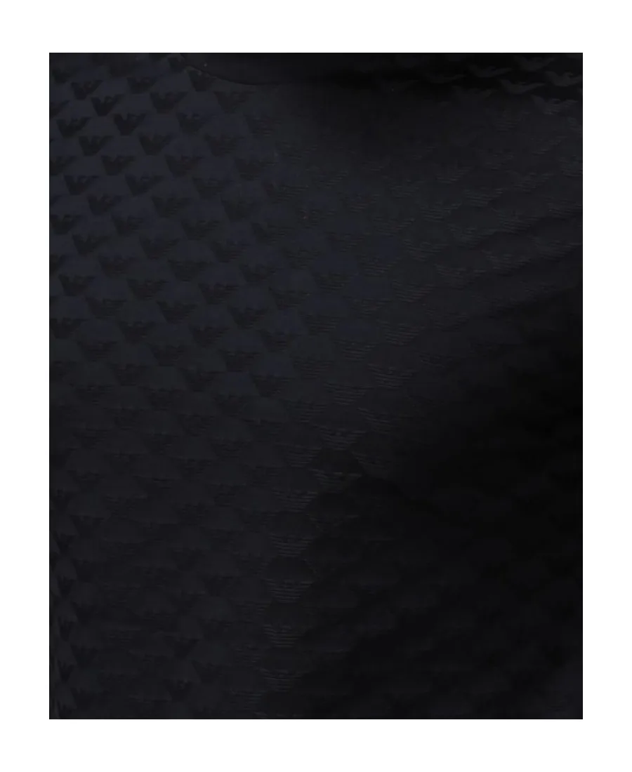 Logo-Embossed Crewneck Knitted T-Shirt