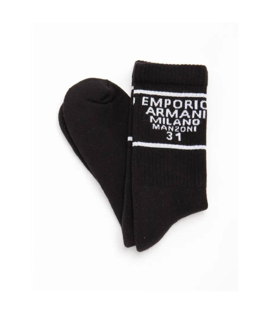 Logo Decoration Socks Two-Piece Pack