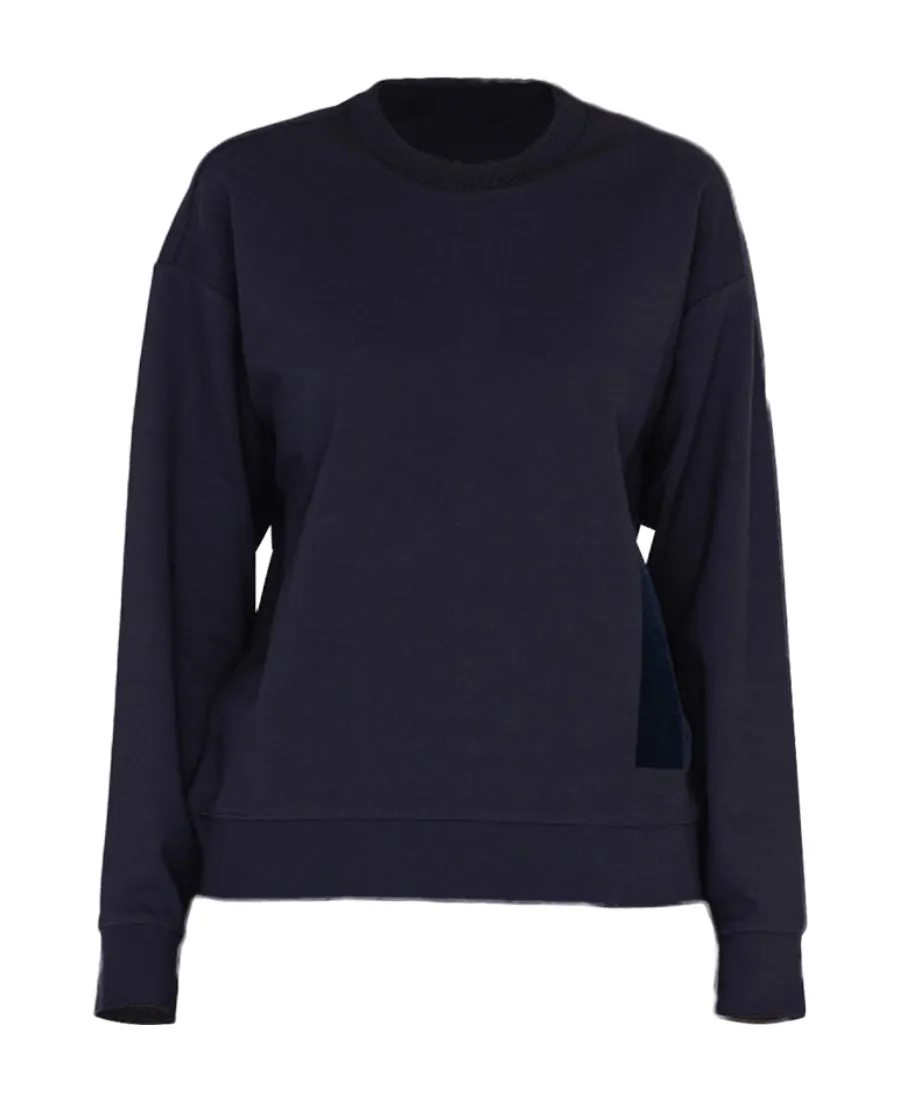 Round Collar Long Sleeve Sweater
