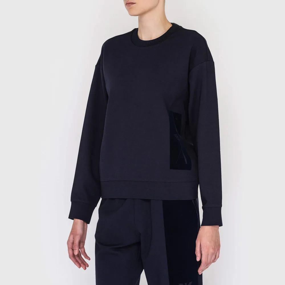 Round Collar Long Sleeve Sweater