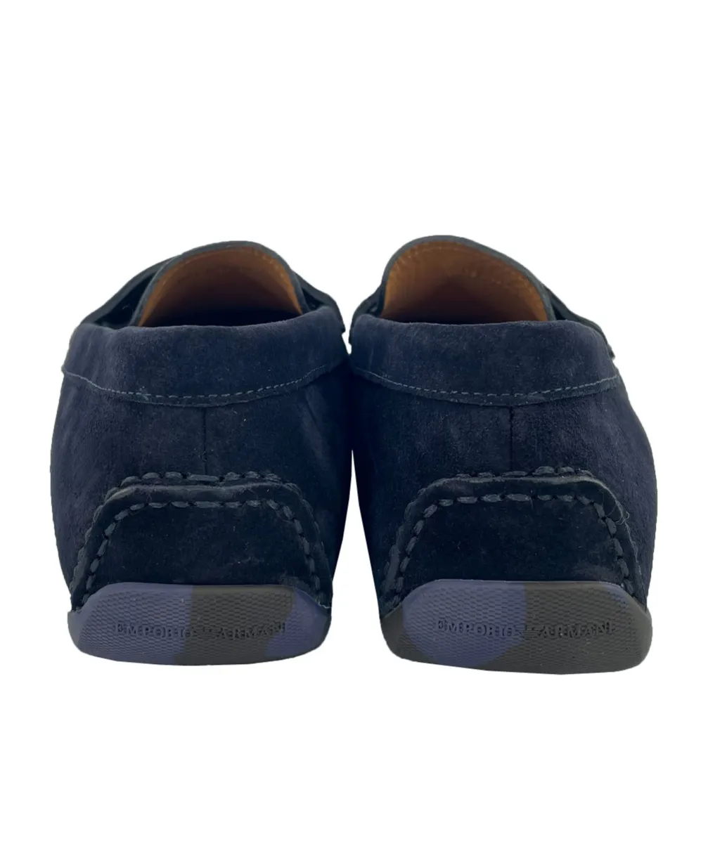 Eagle Label Round-Head Loafers