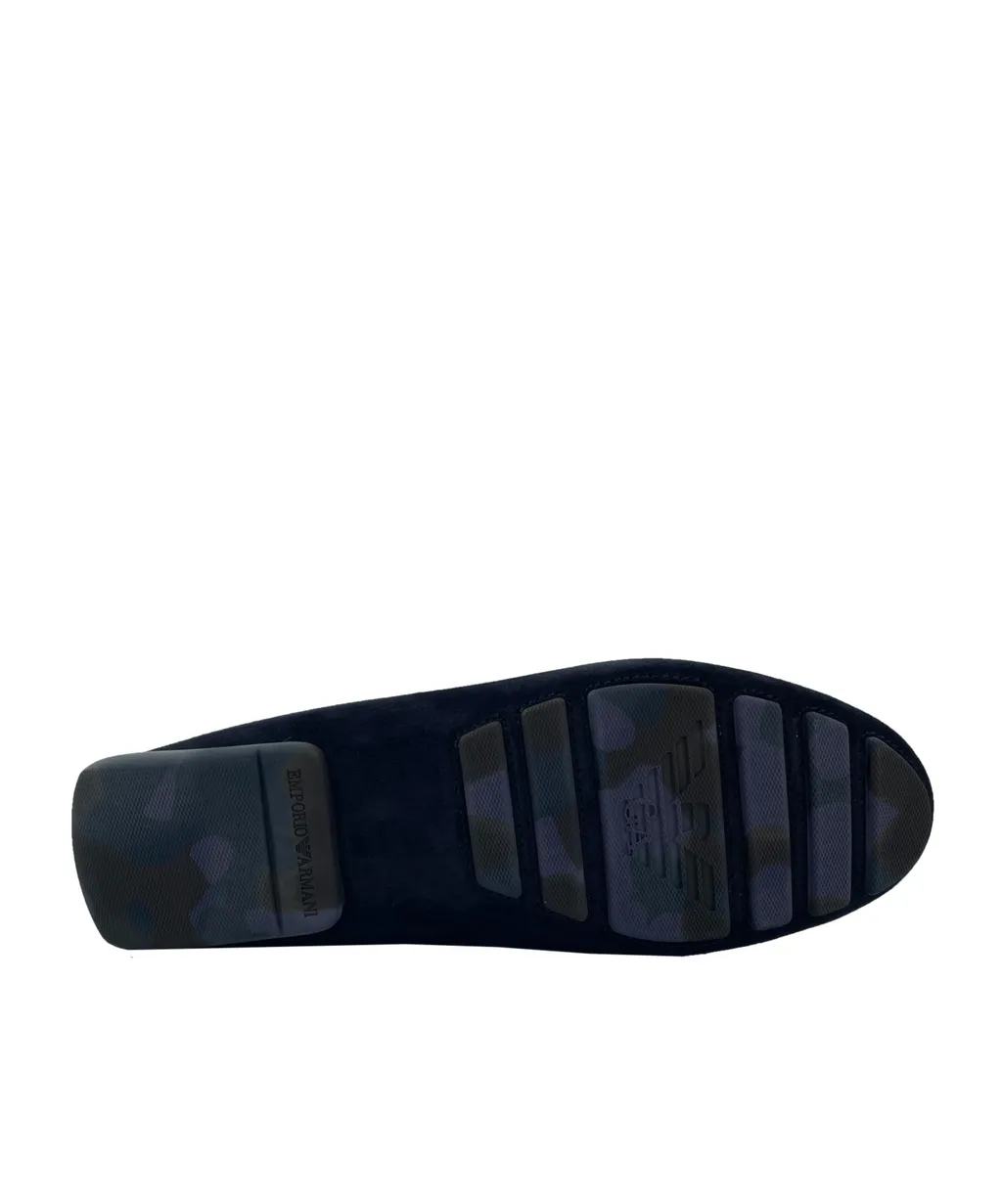 Eagle Label Round-Head Loafers
