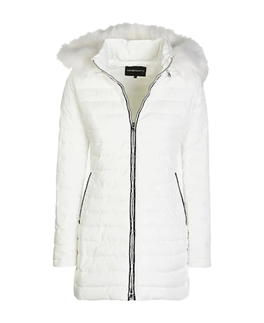 Logo Hooded Cotton-Padded Jacket